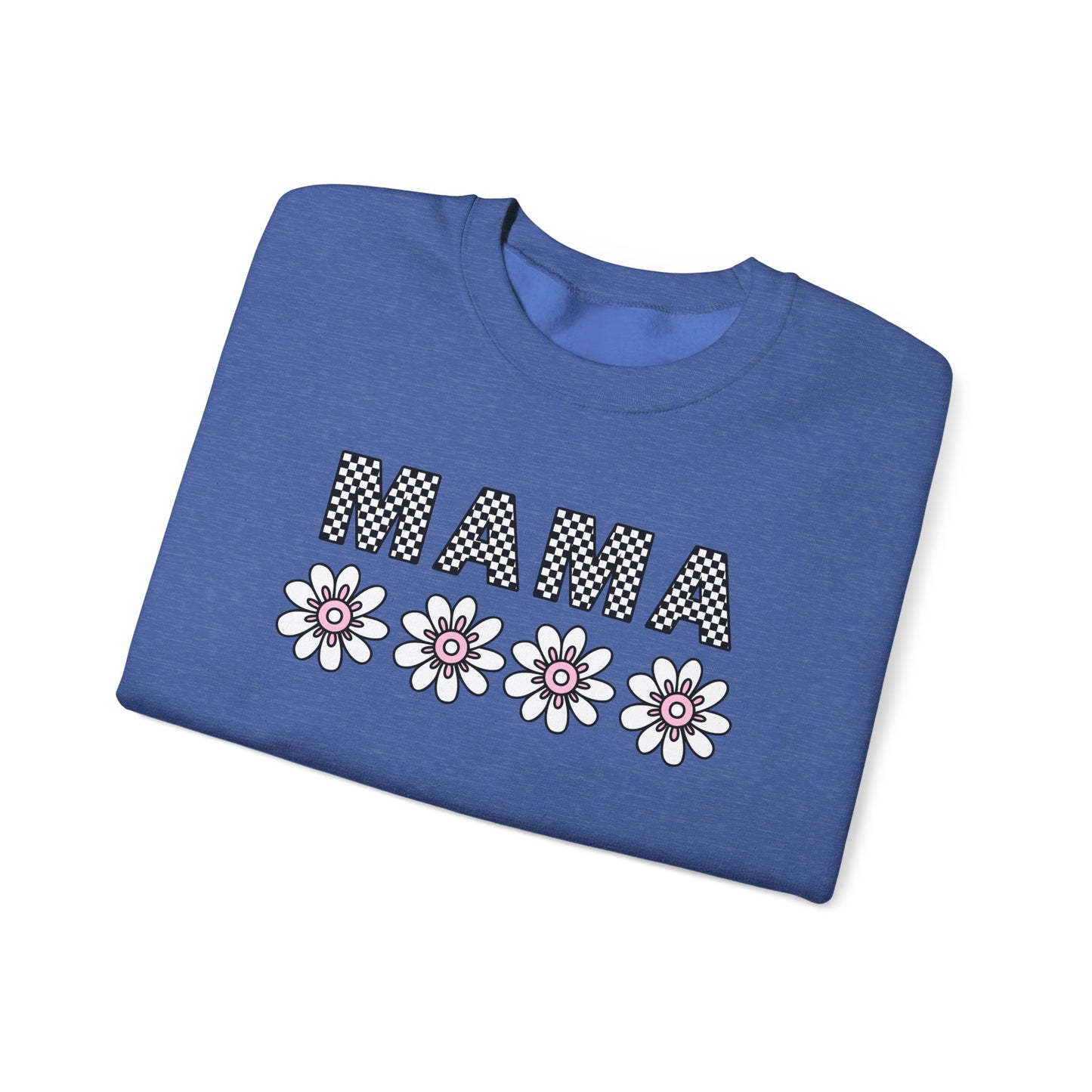 Floral Mama Sweatshirt - Comfortable Stylish Crewneck for Moms