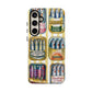 Retro Sardines Phone Case, Tinned Fish Design, Vintage Aesthetic iPhone Samsung Case, Funky Y2K Nautical Accessory, Cute Boho Sea Vibes
