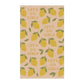 Lemon-Themed Tea Towels, Kitchen Decor, Let's Go Girls Gift, Bridemaid Fun Housewarming Gift, Citrus Kitchen Accessories