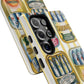 Retro Sardines Phone Case, Tinned Fish Design, Vintage Aesthetic iPhone Samsung Case, Funky Y2K Nautical Accessory, Cute Boho Sea Vibes