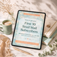 How to Get Your First 10 Snail Mail Subscribers Without Posting All the Time (Even With a Tiny Audience)