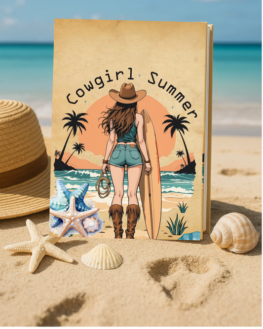 Coastal Cowgirl Journal Western Beach Vibes Notebook Cowgirl Aesthetic Travel Journal Summer Boho Journal for Girls Beachy Gift Idea
